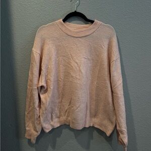 slouchy crew neck knit